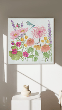 Image 5 of Dahlia Garden- Poster Print