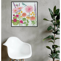 Image 15 of Dahlia Garden- Poster Print