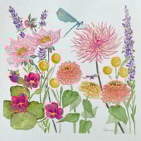 Image 10 of Dahlia Garden- Poster Print