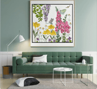 Image 4 of Foxglove Garden- Poster Print