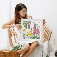 Image 10 of Foxglove Garden- Poster Print
