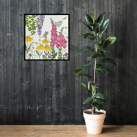 Image 16 of Foxglove Garden- Poster Print