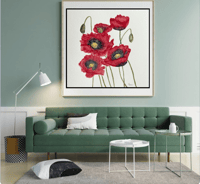 Image 1 of Pop of Poppies- Poster Print