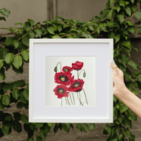 Image 10 of Pop of Poppies- Poster Print