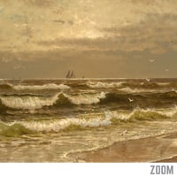 Image 2 of On Brigantine Beach | Alfred Thompson Bricher - 1895 | Art Poster | Vintage Poster