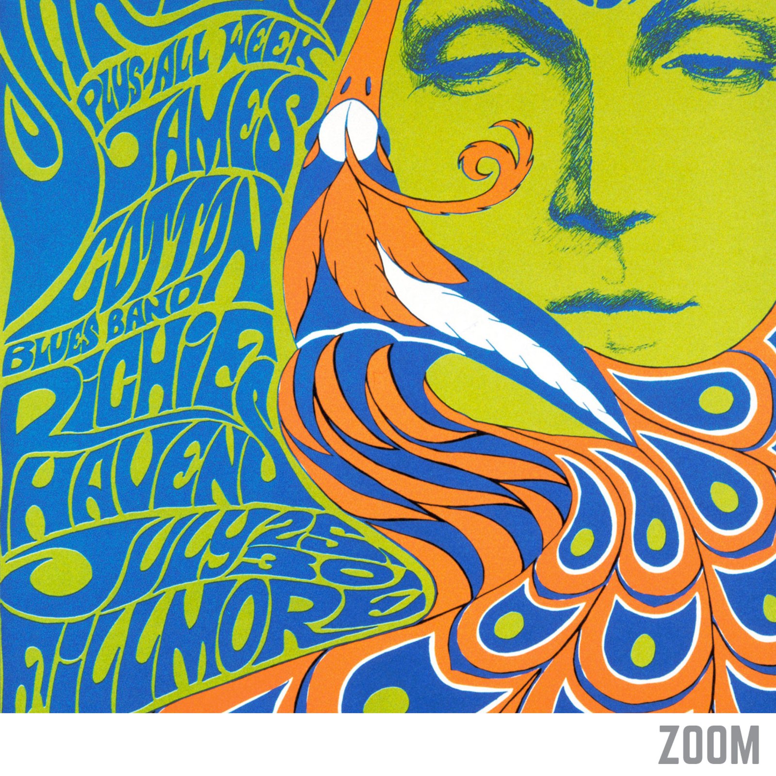 美品チラシ UPL/ユニバーサルプレイランド マウサー フライヤー　印付き The Yardbirds - The Doors | Bonnie MacLean - 1967 | Event Poster