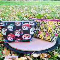 Image 1 of Sushi and Gauc n Roll - Zipper Pouches