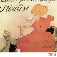 Image 2 of Lait pur sterilise | Theophile Alexandre Steinlen - 1894 | Drink Poster | Vintage Poster