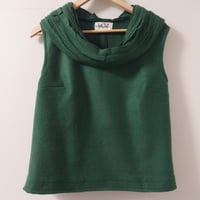 Image 2 of KylieJane tectonic vest -fresh green wool