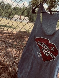 Ladies Gray State Tank Top