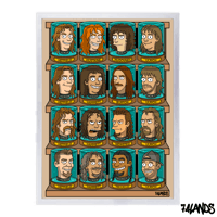 History of Metallica Jar Heads! Fine Art Print - 18x24 LE50