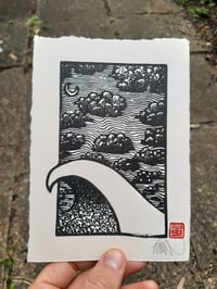 Image 5 of ONDA (Black & White Miniprint)