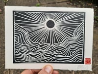 Image 5 of LET IT GO (Black & White Miniprint)