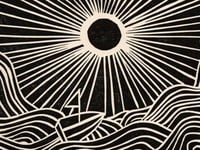 Image 1 of LET IT GO (Black & White Miniprint)