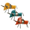 Handmade Ceramic Raging Bull Figurine | Three Colours