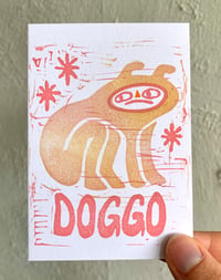 Image 4 of Doggo - Linocut Artprint