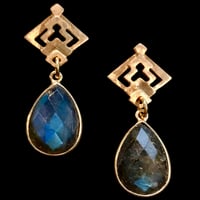Image 1 of AZTECAH Earring Petite x Labradorite
