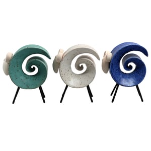 Image of Ram Ceramic Statue in Matte Colours