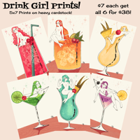 Image 3 of Drink Girl Prints 