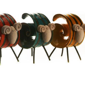 Image of Large Ram Room Deco Statue in Various Colours