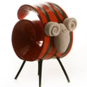 Black Ram Large Room Deco Statue
