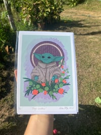 Image 2 of "Grogu entre capuchinas"