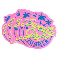 Image 2 of Sweaty Girl Summer Sticker