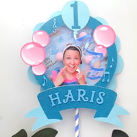 Image 2 of Ms Rachel Bubblegum inspired cake topper, Ms Rachel boys party decor