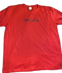 Red Learn 2 Love Script T Shirt 