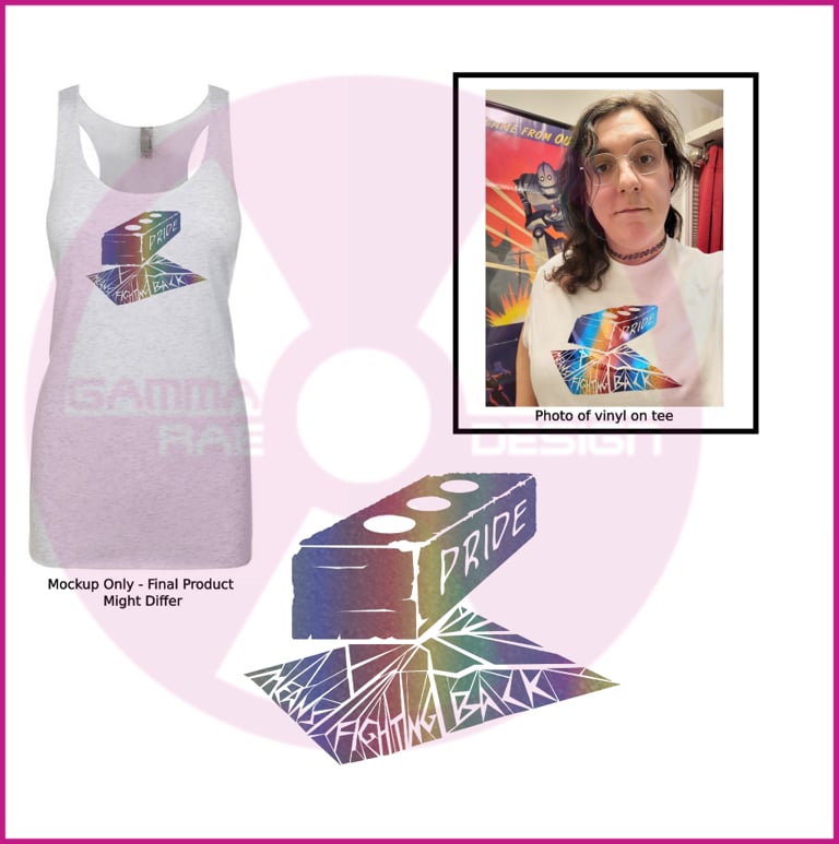 Image of LOCAL ONLY: Pride Means Fighting Back Tanktop(femme)