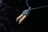 Image 1 of Dead good stained sheep tooth necklace