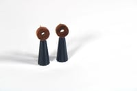 Image 1 of Walnut Form Earrings 