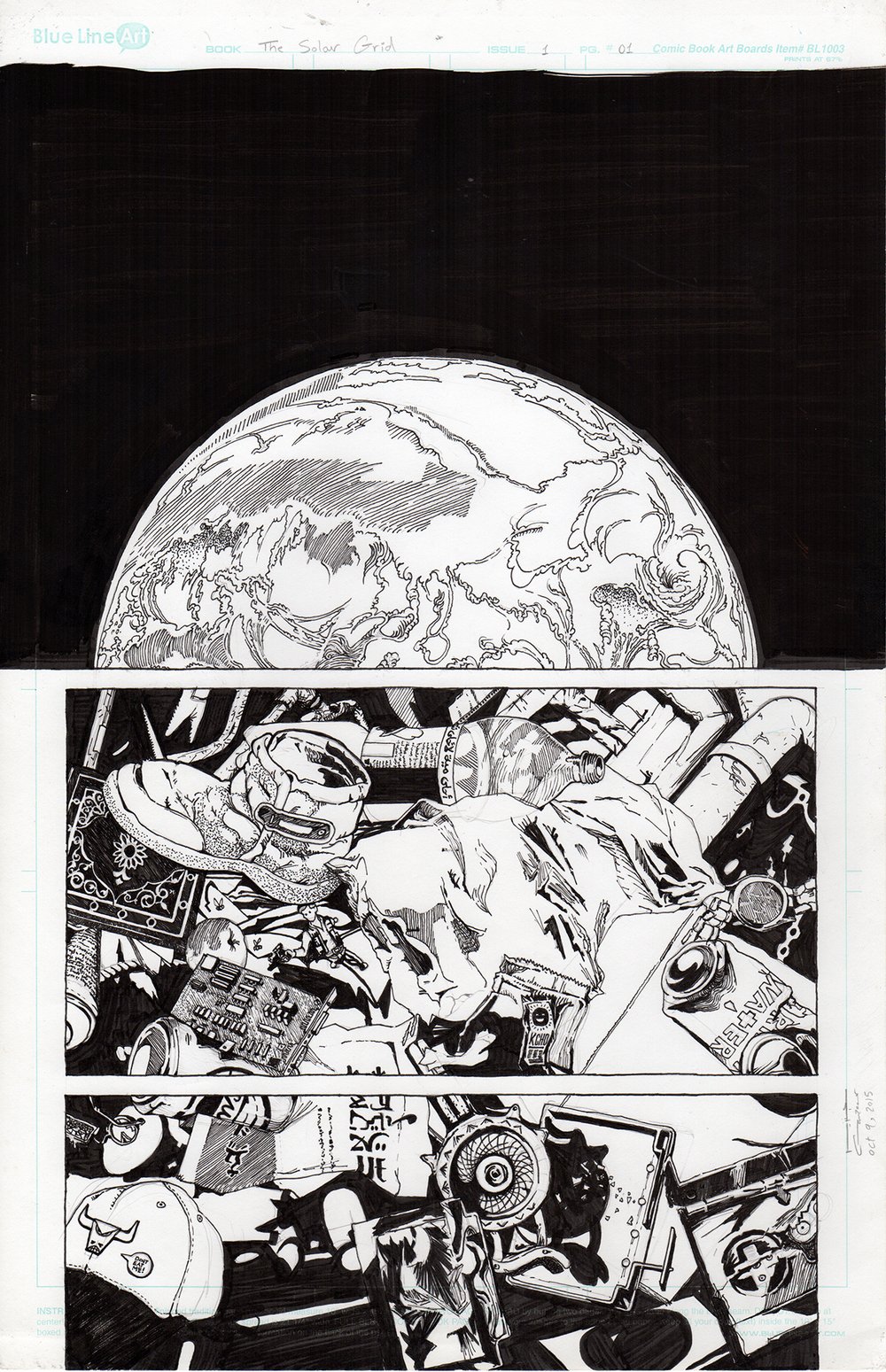 The Solar Grid 01: Complete Original Interior Art