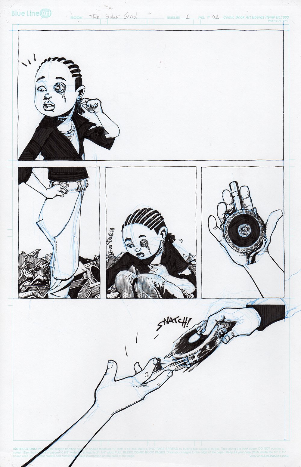 The Solar Grid 01: Complete Original Interior Art