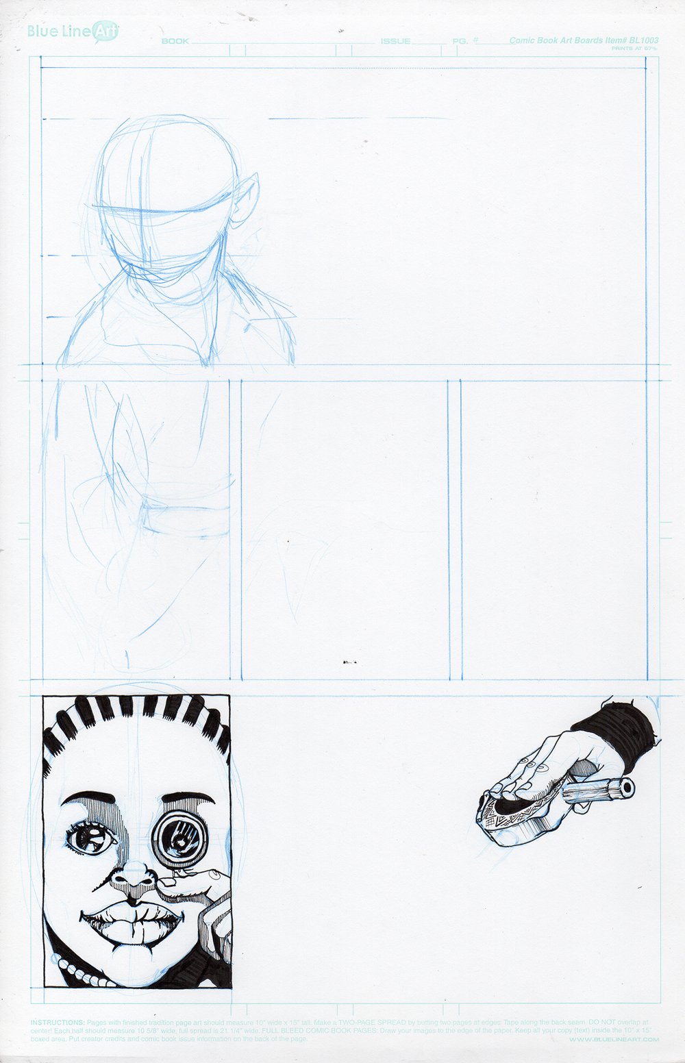 The Solar Grid 01: Complete Original Interior Art
