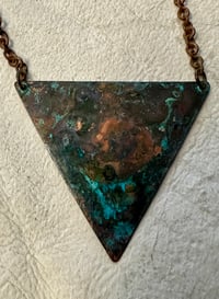 Image 2 of Small Solid Copper Necklace