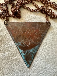 Image 3 of Small Solid Copper Necklace