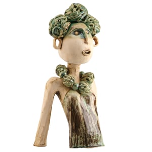 Image of Handmade Ceramic Contemporary Exotic Lady