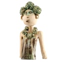 Handmade Ceramic Contemporary Exotic Lady