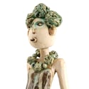 Handmade Ceramic Contemporary Exotic Lady