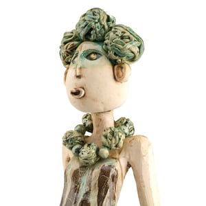 Image of Handmade Ceramic Contemporary Exotic Lady