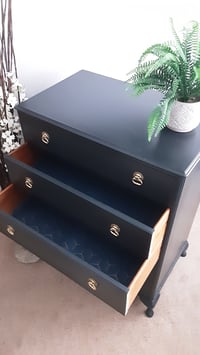 Image 5 of Vintage Queen Anne style Drawers.