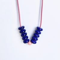 Image 1 of COLLIER ECCOLA N4  blue & pink