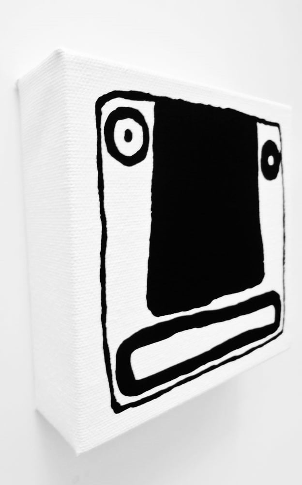 Image of FACE PAINTING - 5" X 5" CANVAS