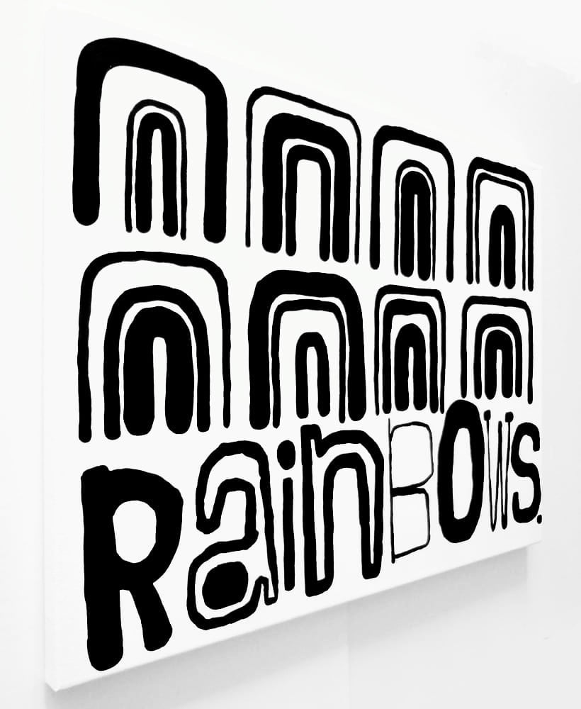 Image of RAiNbOWS . - 18" X 24" CANVAS
