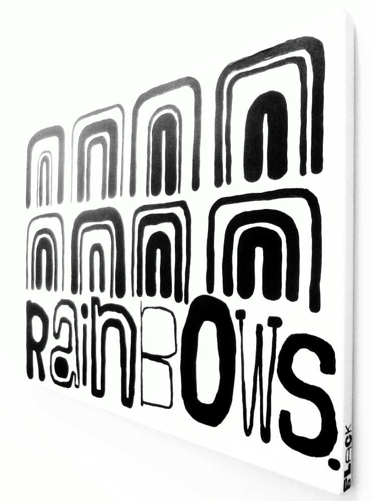 Image of RAiNbOWS . - 18" X 24" CANVAS