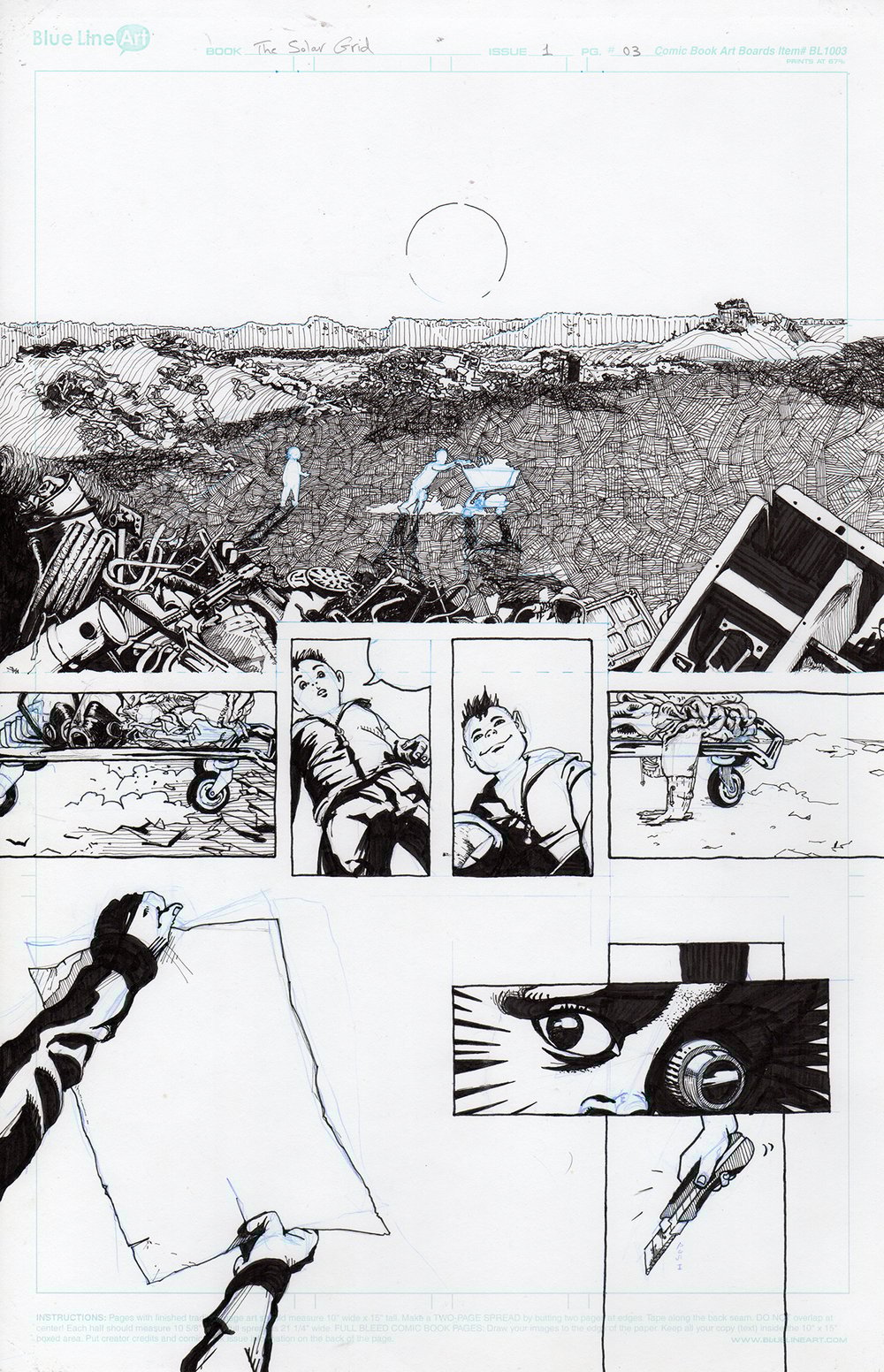 The Solar Grid 01: Complete Original Interior Art