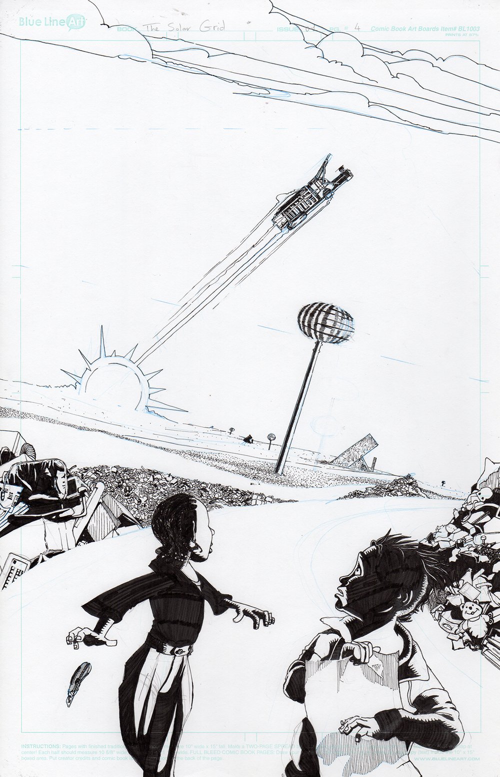 The Solar Grid 01: Complete Original Interior Art