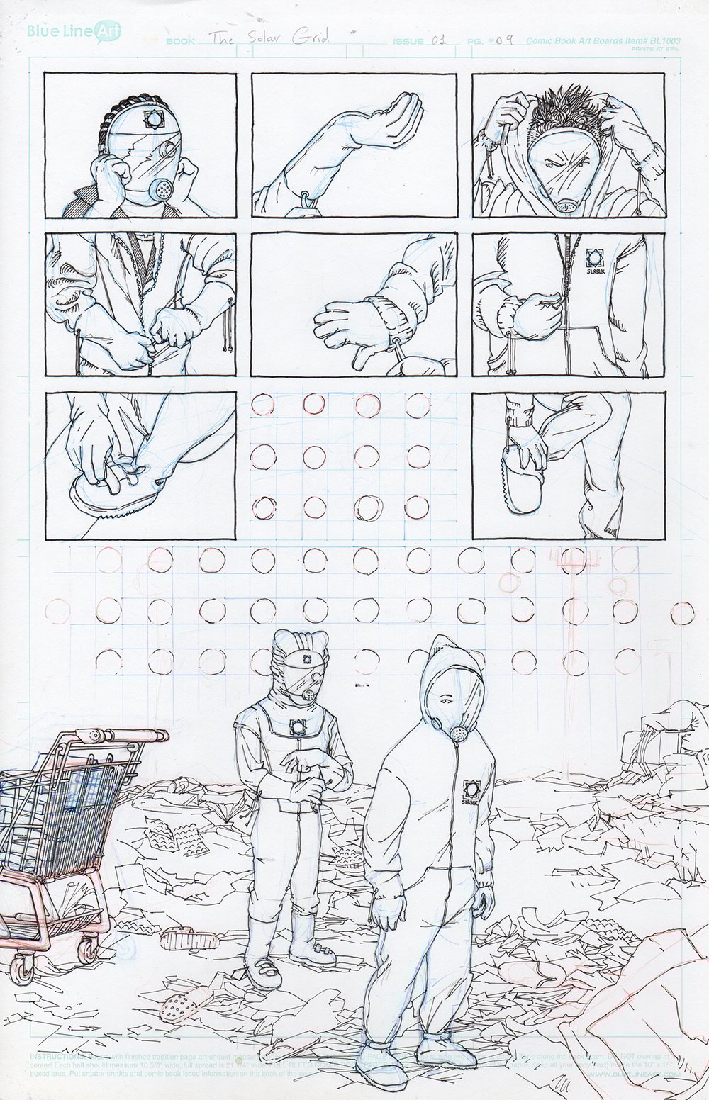 The Solar Grid 01: Complete Original Interior Art