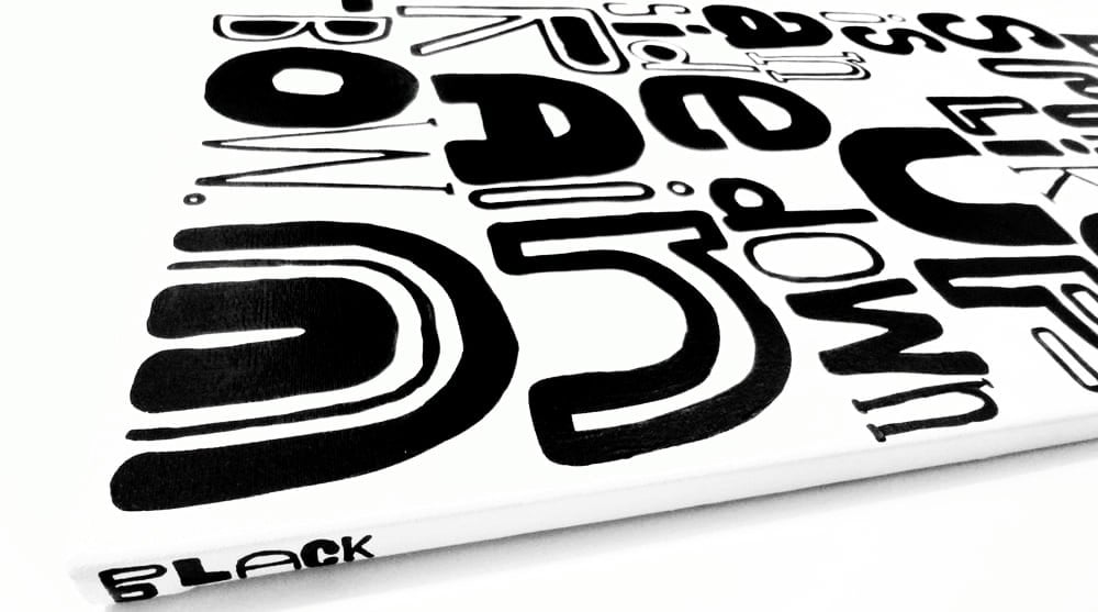 Image of YoUR SMiLe iS LikE aN UPSidE dOWN RAiNbOW . - 15" X 30" CANVAS